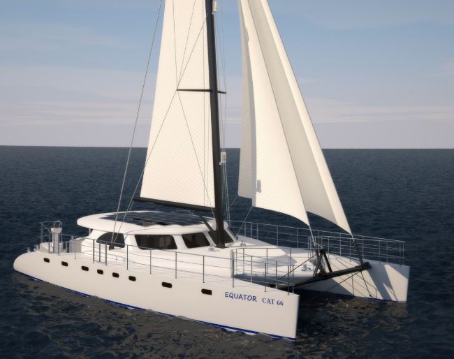 EQUATOR CAT 66 személyszállító katamarán vitorláshajó